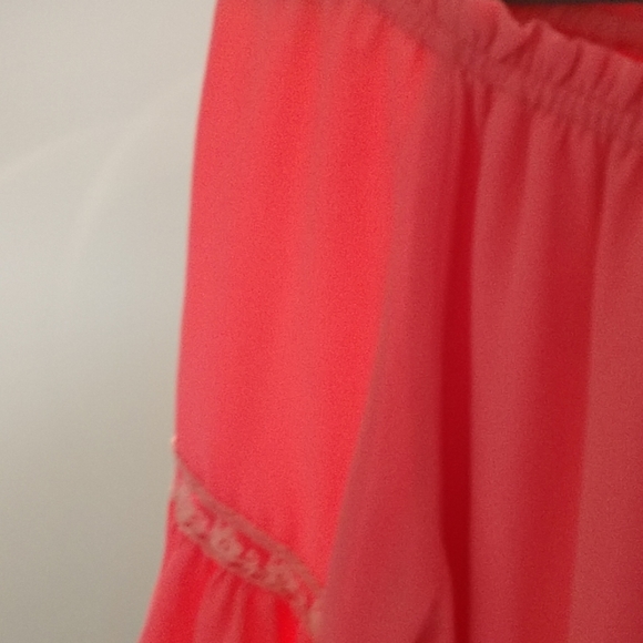 STACCATO coral dress Sz L - Picture 4 of 8
